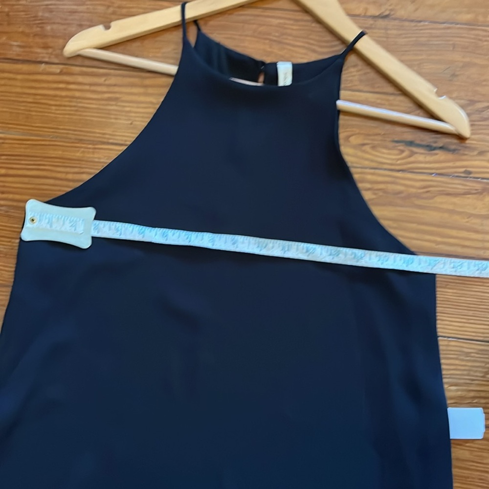 Tyche Black Textured Ribbed Dress - Picture 3 of 6